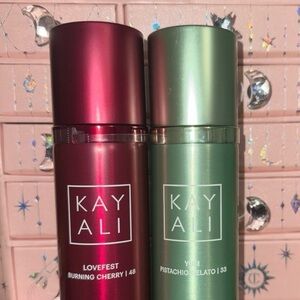 Kayali Lovefest Burning Cherry & Yum Pistachio Gelato Set